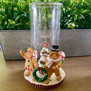 YANKEE CANDLE Gingerbread Man and Girl Tea Light Holder